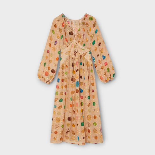 Lauren - Vestido Pequeño con Motivo de Conchas