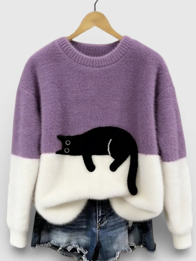 Verónica™ | Sudadera con Gráfico de Gato