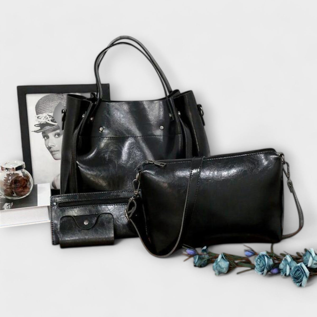 Olivia | Conjunto de Bolsos Vintage en 4 Partes