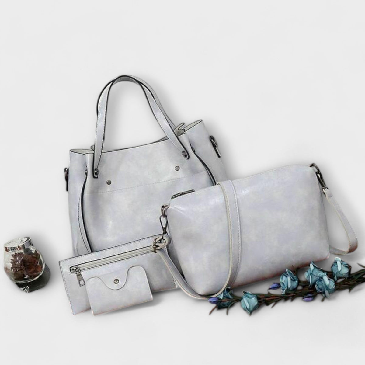 Olivia | Conjunto de Bolsos Vintage en 4 Partes