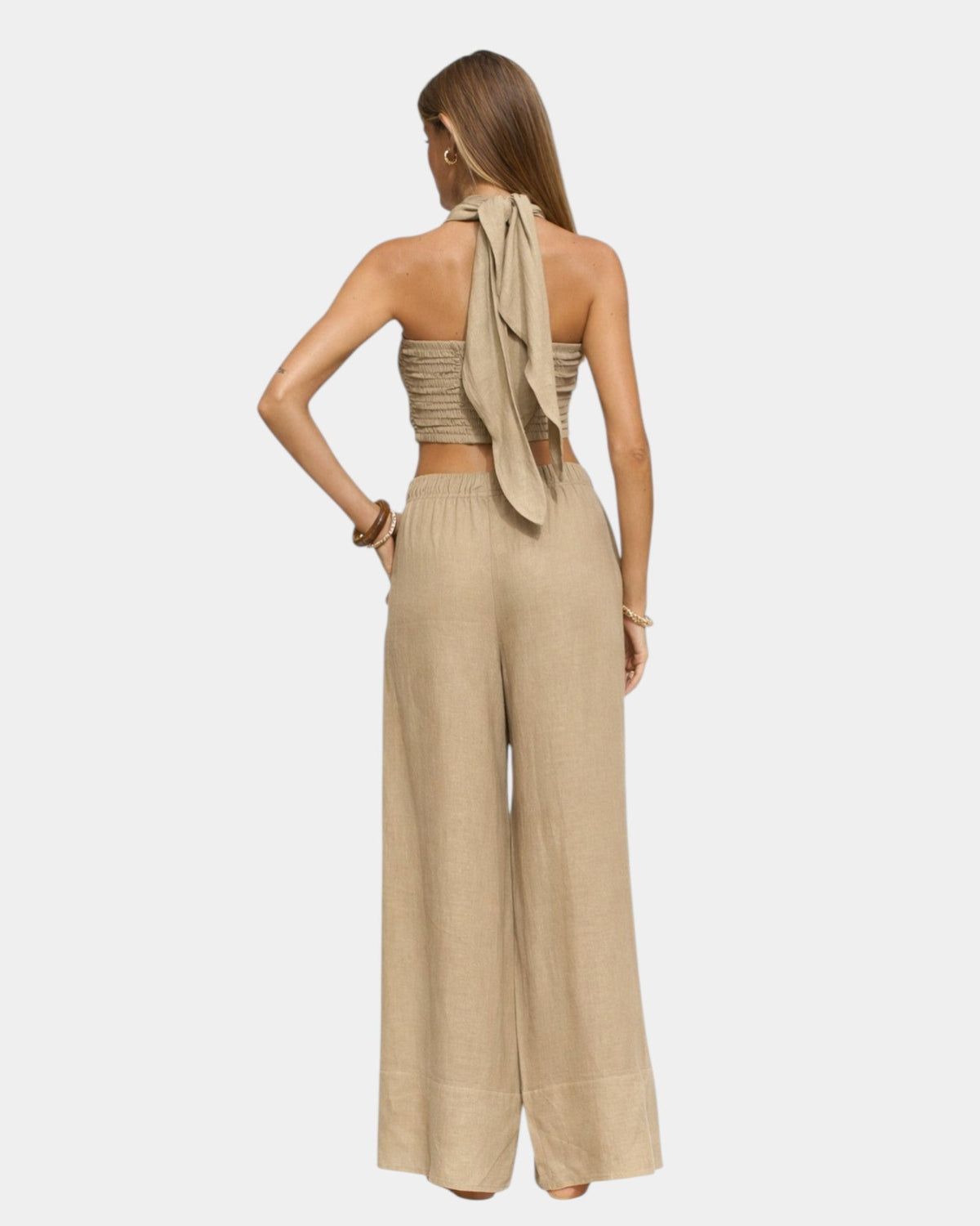 Louna | Conjunto sin tirantes con cuello halter
