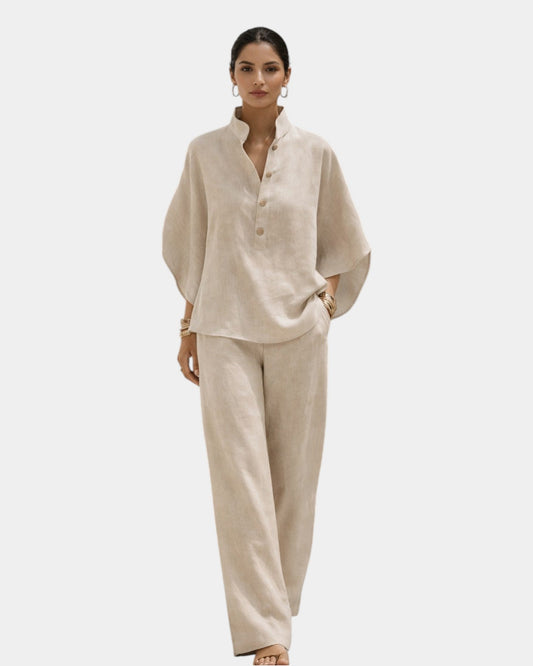 Brune | Conjunto de algodón de dos piezas