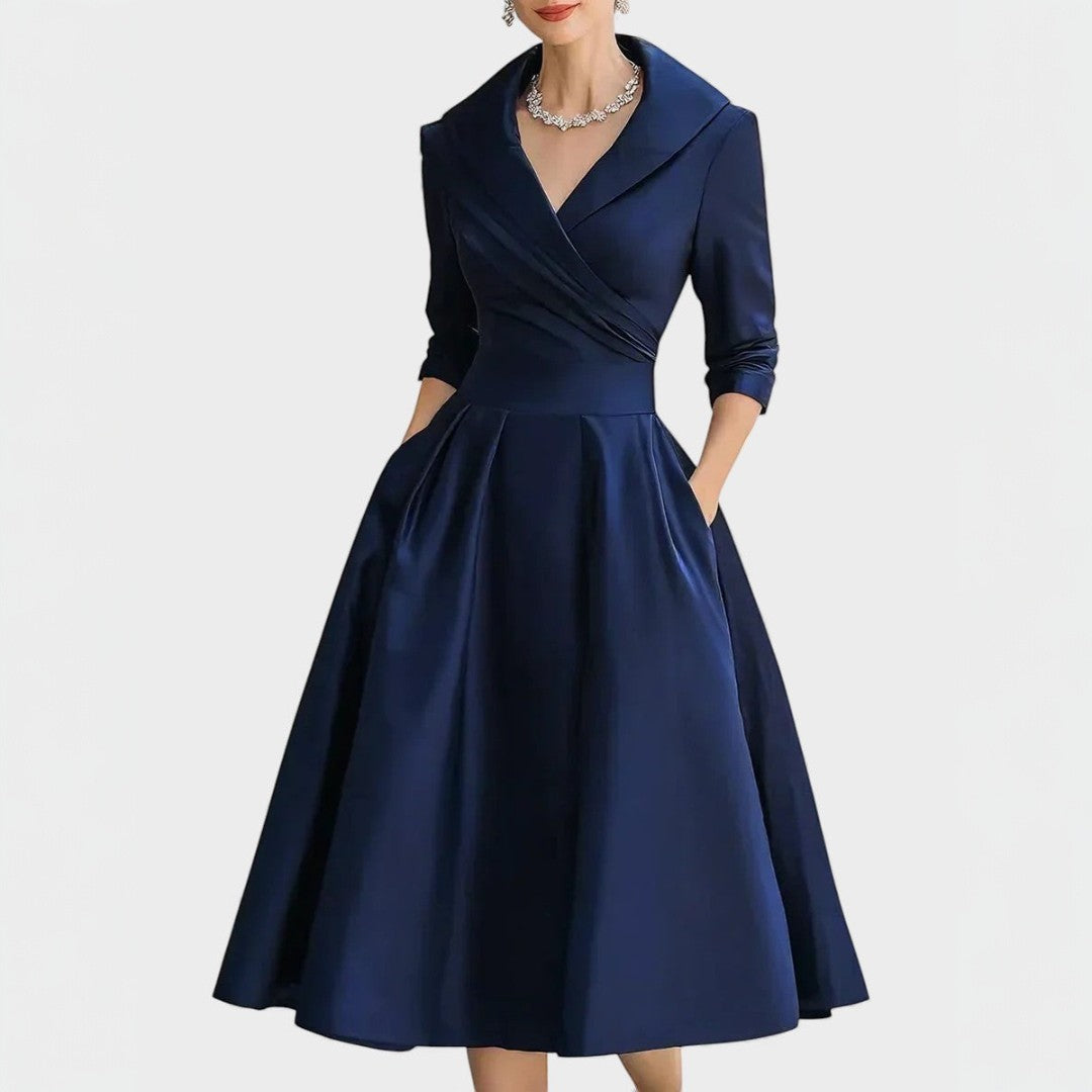 Clara | Vestido elegante de satén