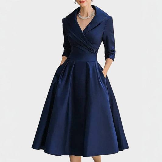 Clara | Vestido elegante de satén