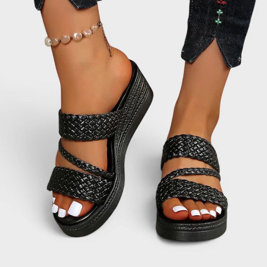Simone | Sandalias con plataforma cómodas