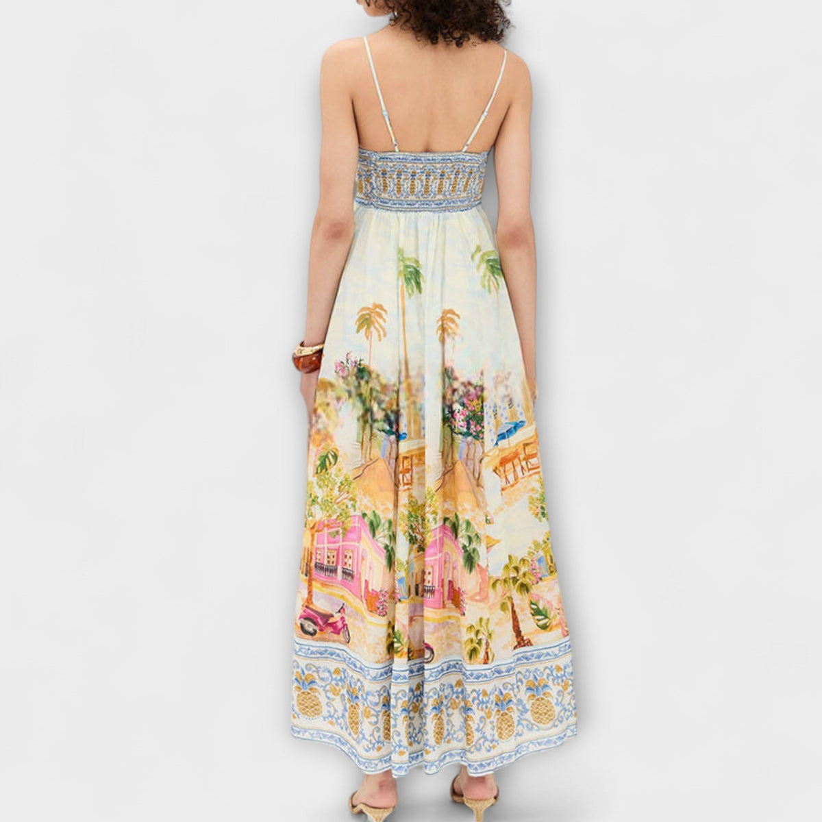 Lumen - Vestido Maxi Multicolor Aracati