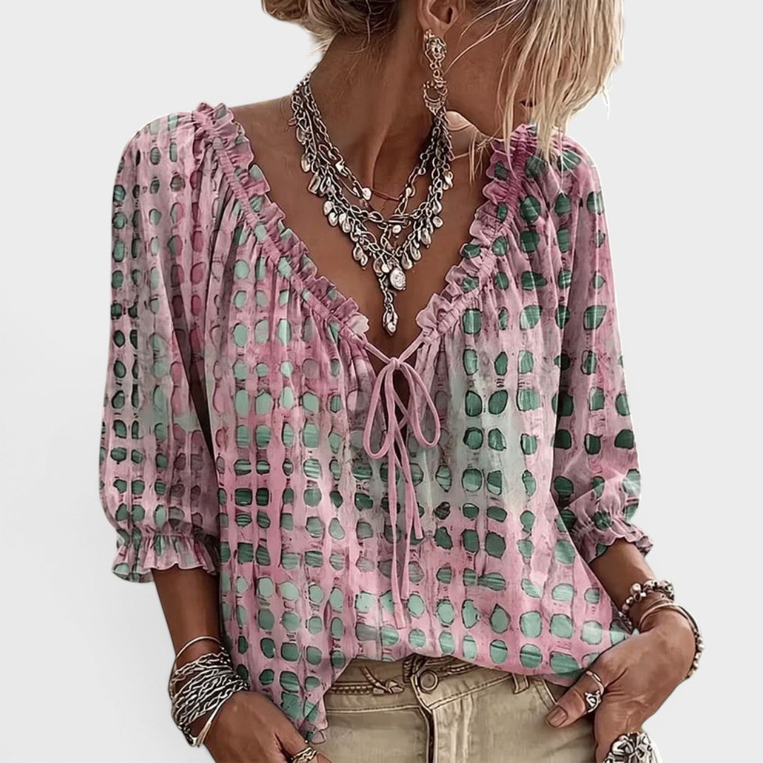 Beatrice | Blusa de Encaje con Escote en V