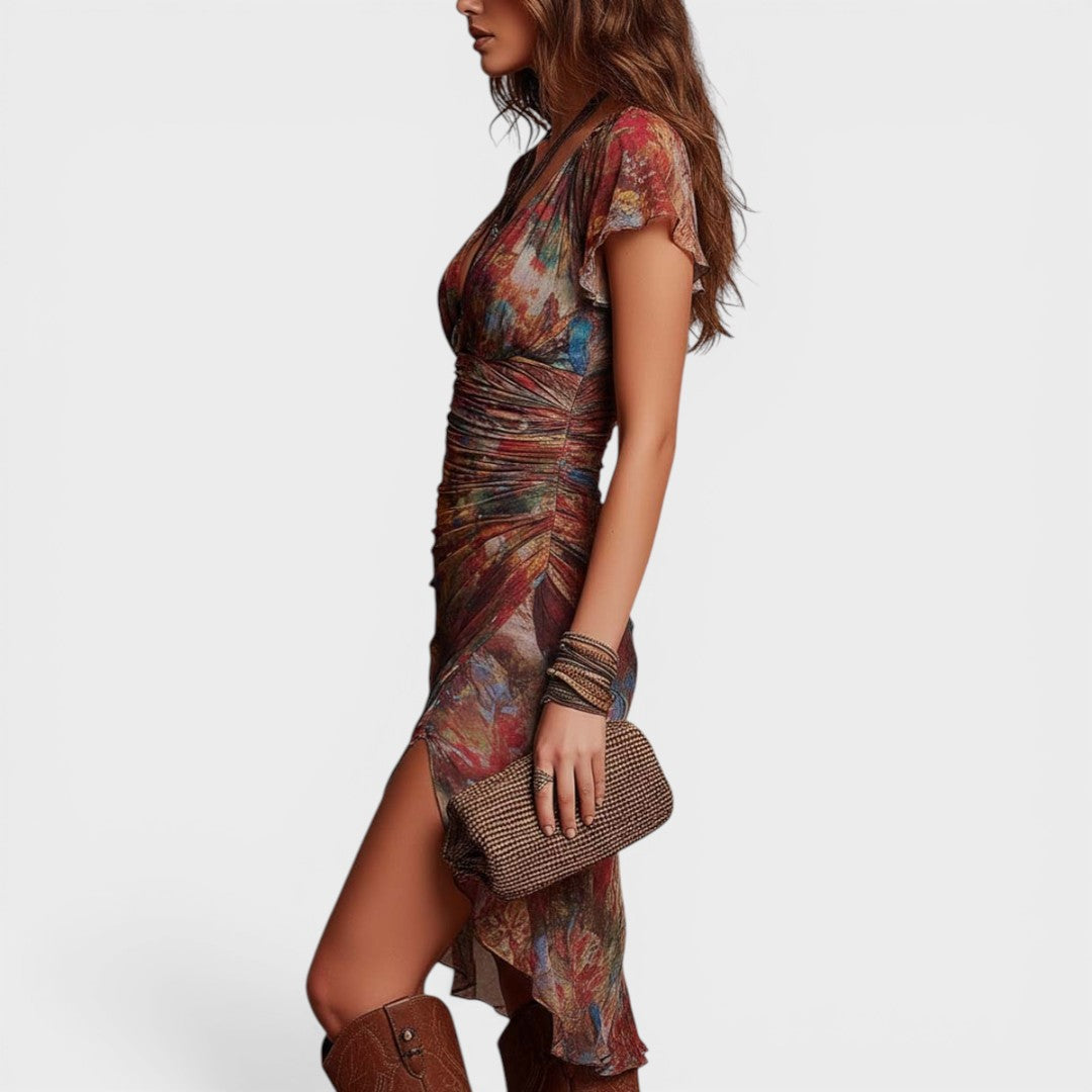 Leona | Vestido midi boho