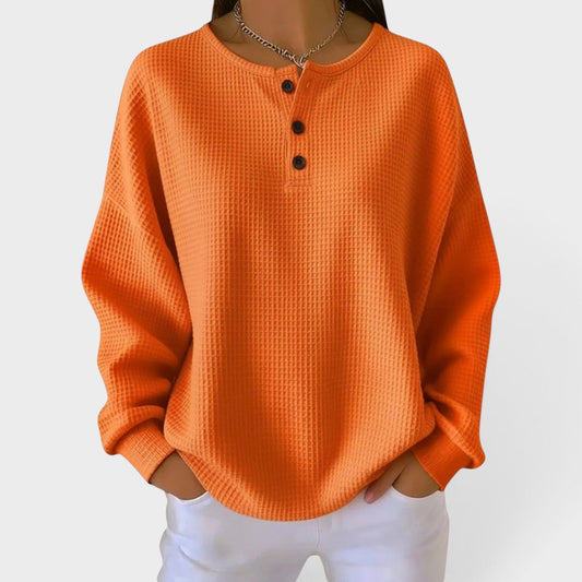 Adelina™ | Top de Tejido Waffle