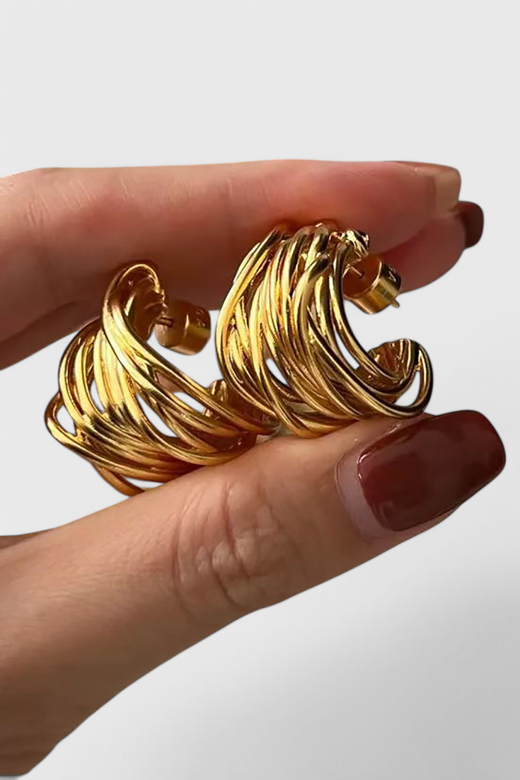 Pendientes en forma de C