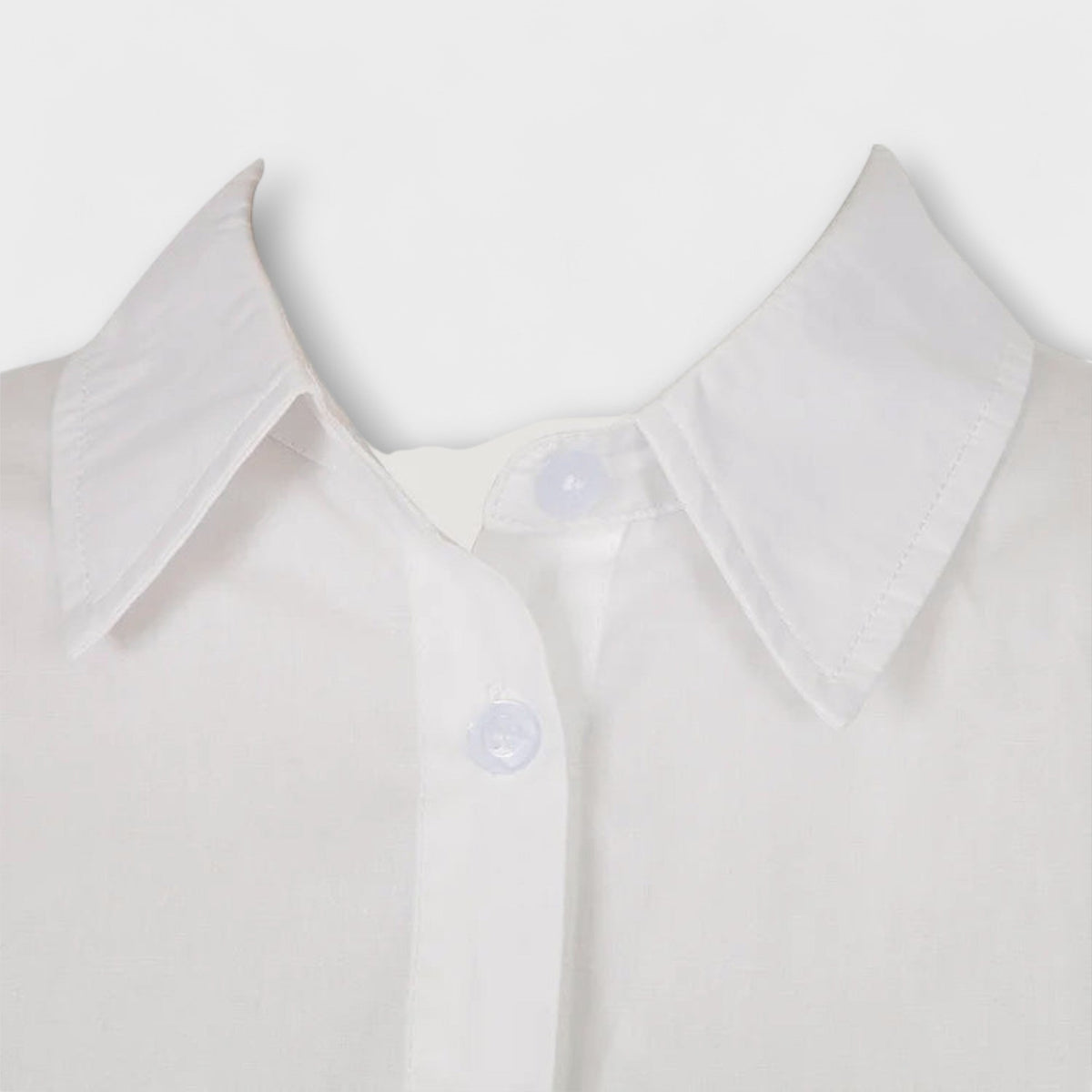 Indie - Vestidos blancos plisados de manga larga