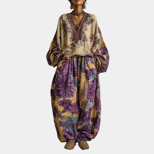 Léonie | Conjunto Floral Bohemio