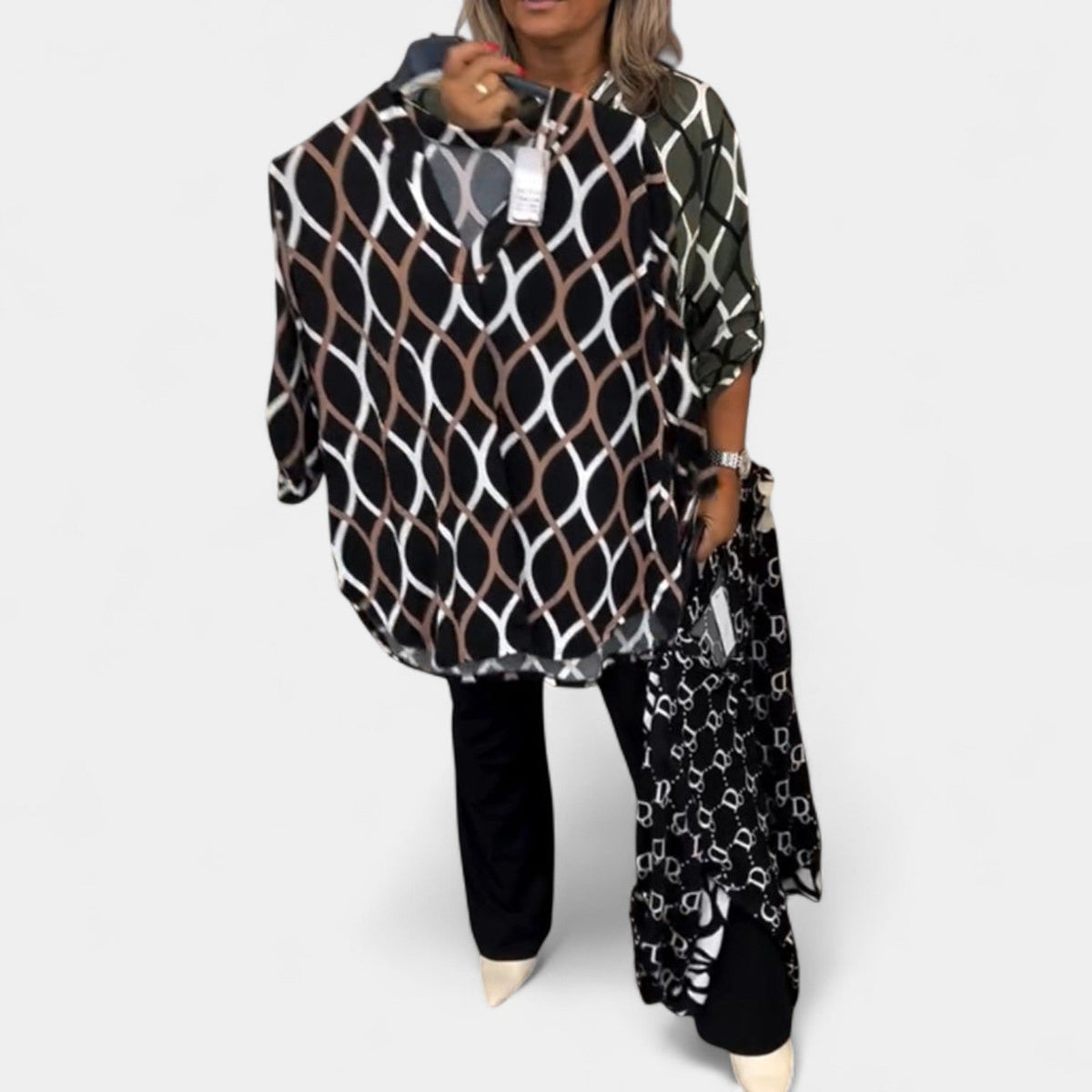 Petra – Blusa con motivo gráfico