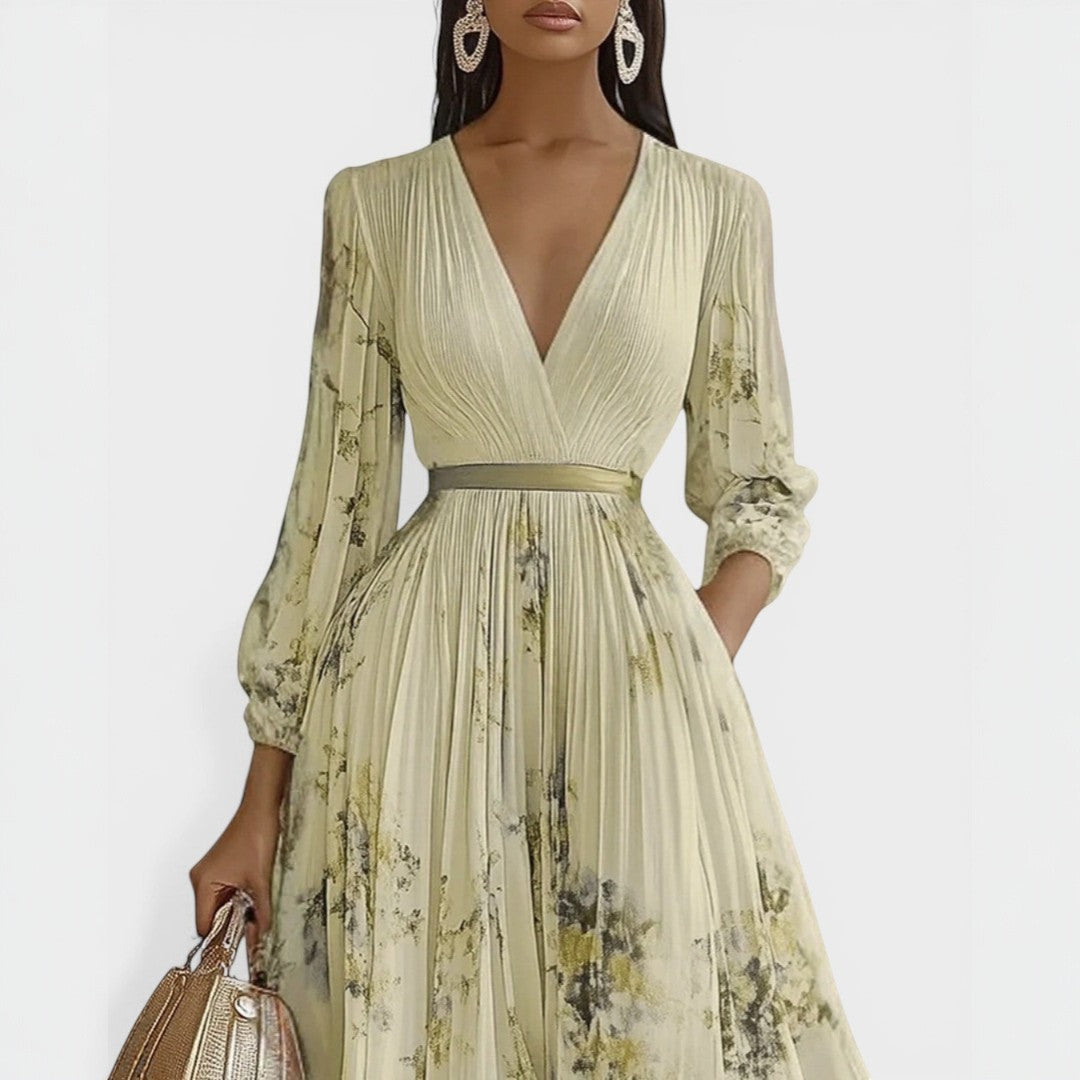 Franka | Vestido plisado elegante