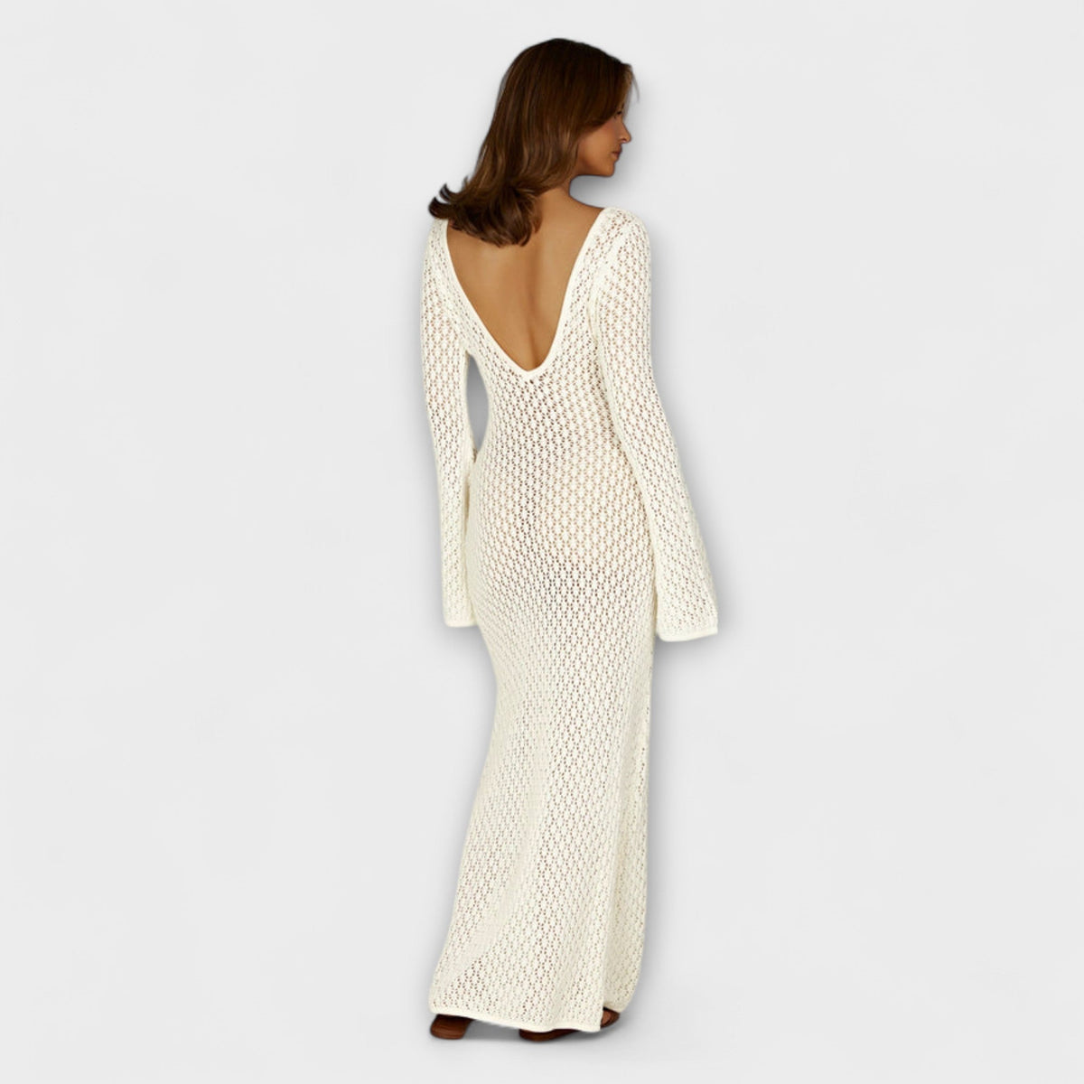 Anne - Vestidos de playa blancos Luna