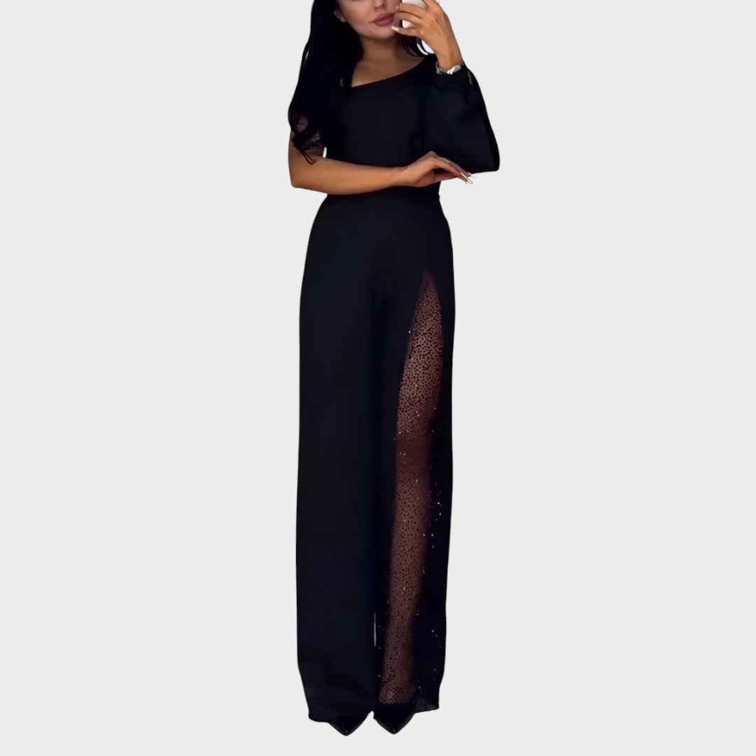 Ines - Mono moderno con pantalones anchos