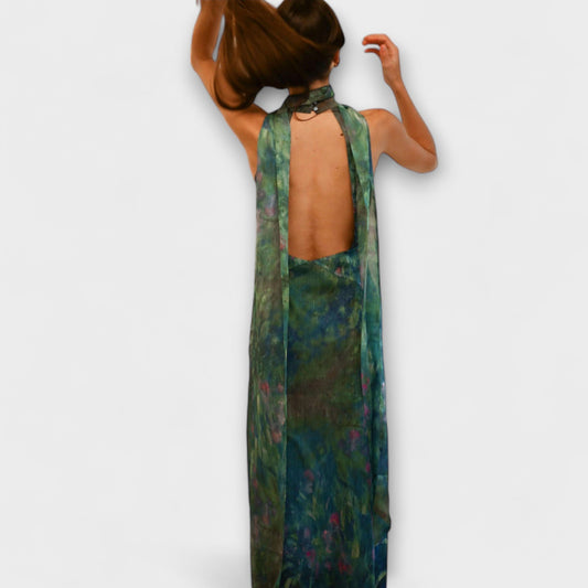 Maisie - Vestido Maxi Estampado Iris de Monet