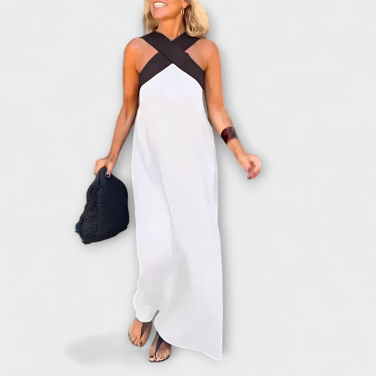 Delphine - Vestido cruzado