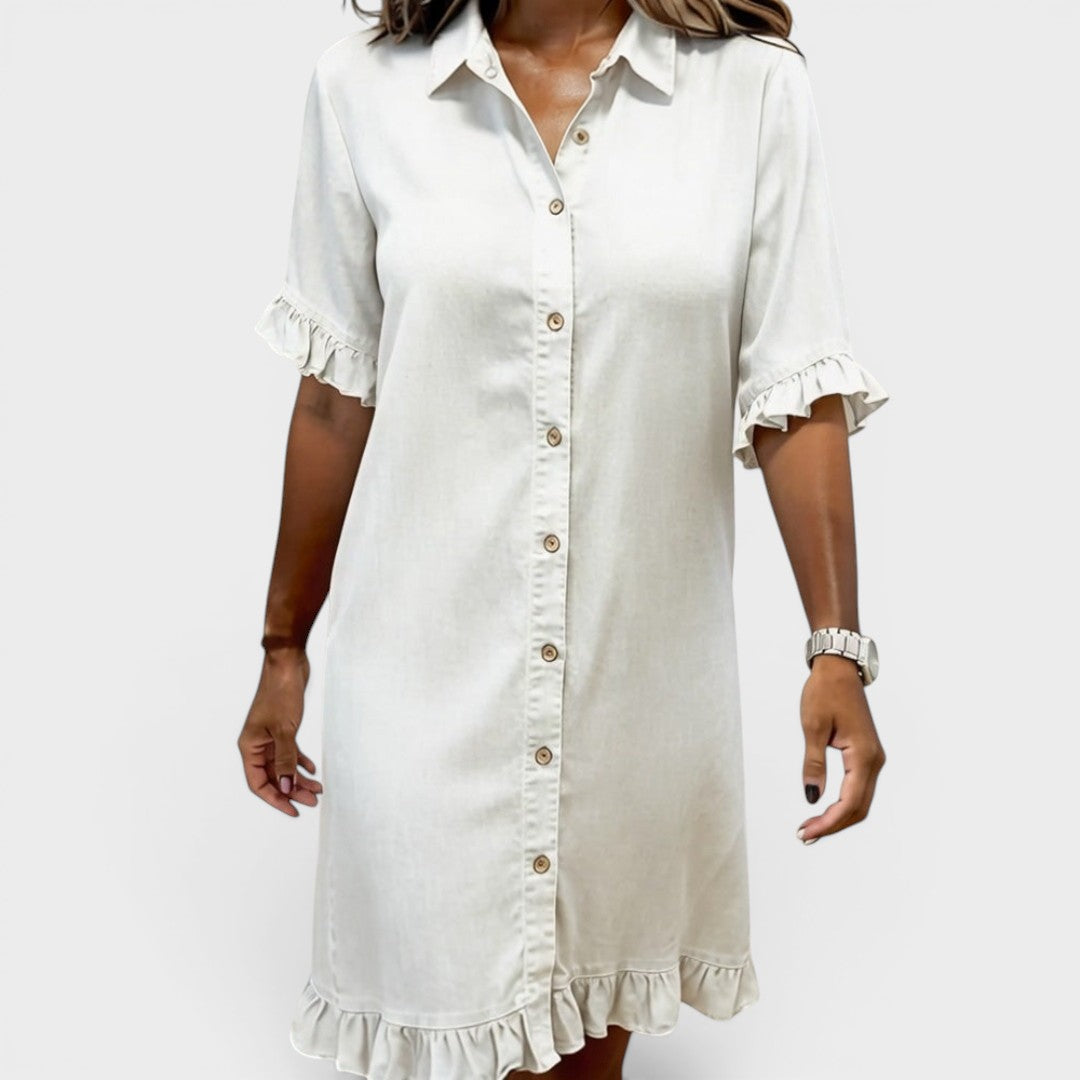 Camille™ | Vestido elegante de denim