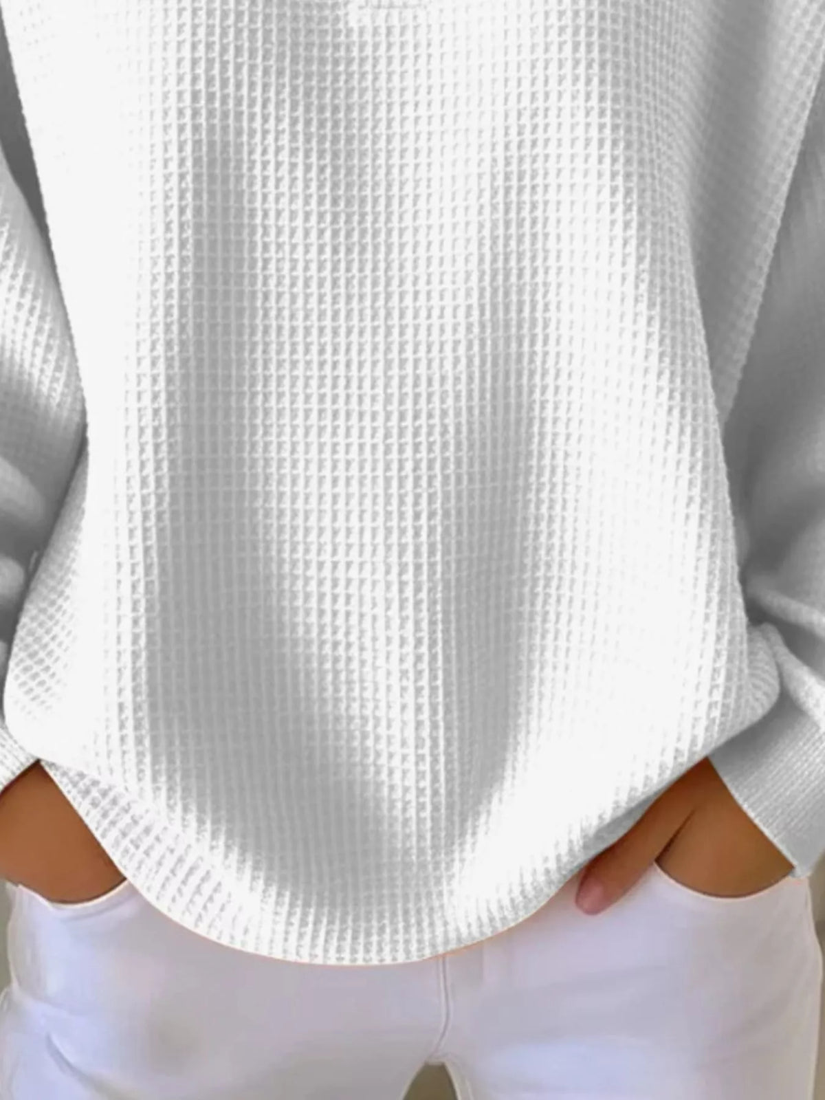 Adelina™ | Top de Tejido Waffle