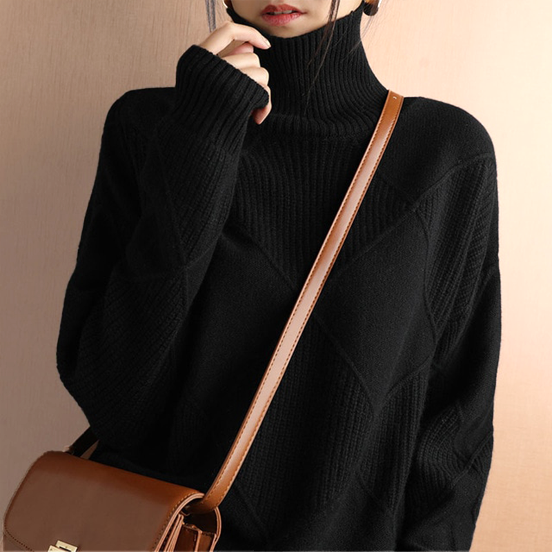 Marcelle | Suéter de cuello alto chunky