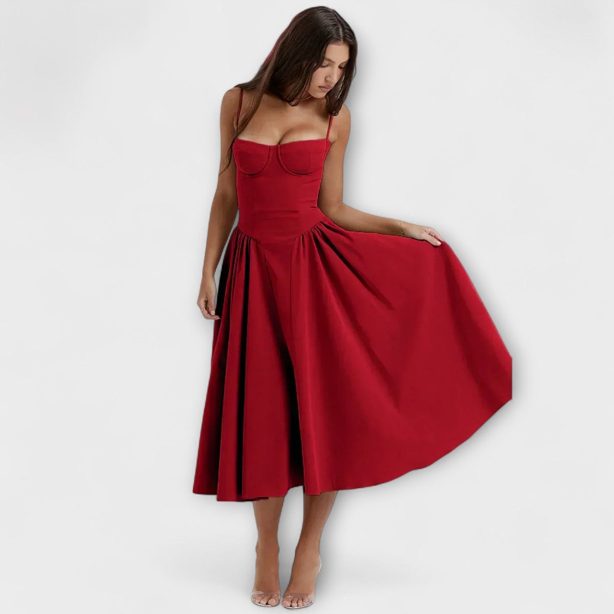 Rosalie - Vestido corsé elegante sin mangas