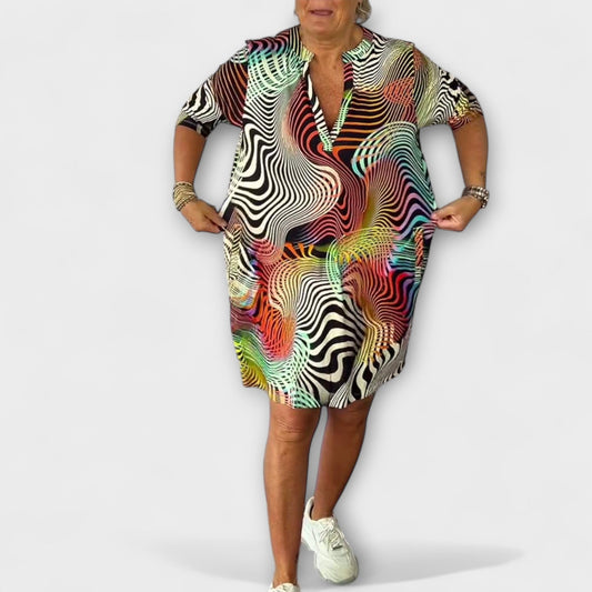 Liora - Vestido con escote en V