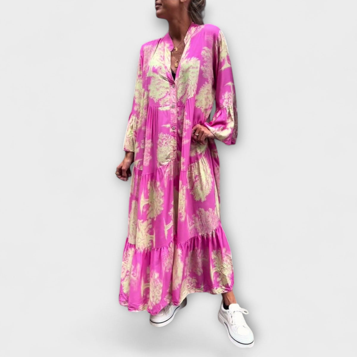 Nerina - Vestidos maxi florales elegantes