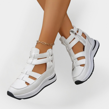 Sandalias Elegantes de Verano con Tacón y Cierre Lateral