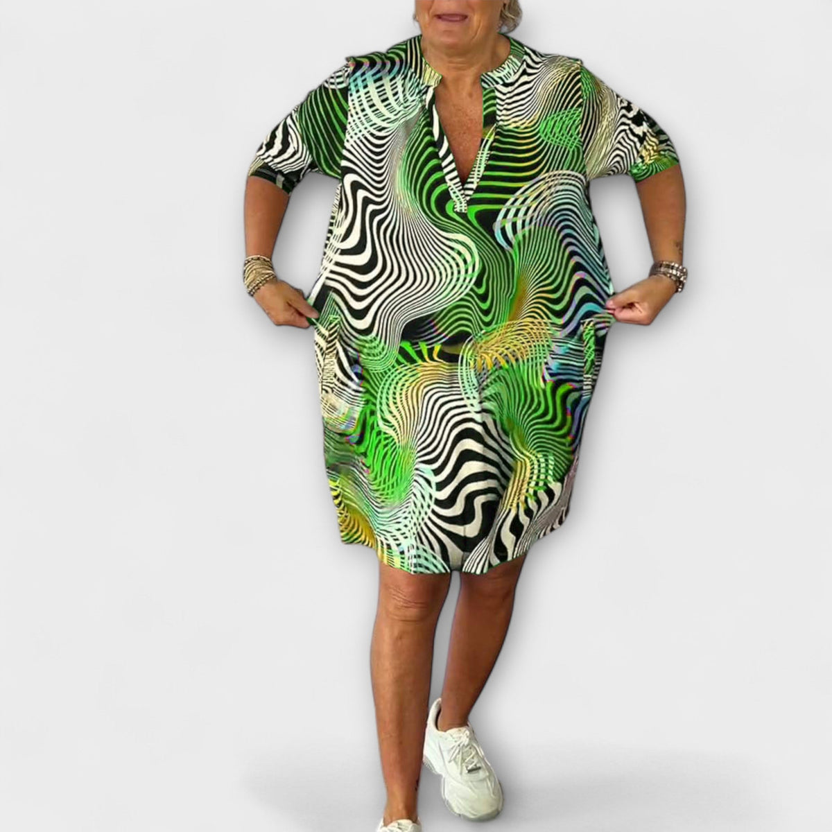 Liora - Vestido con escote en V