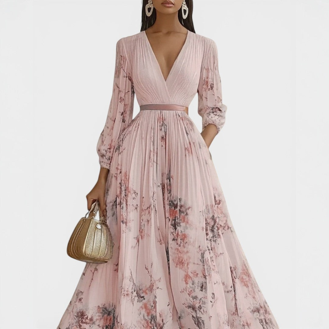 Franka | Vestido plisado elegante