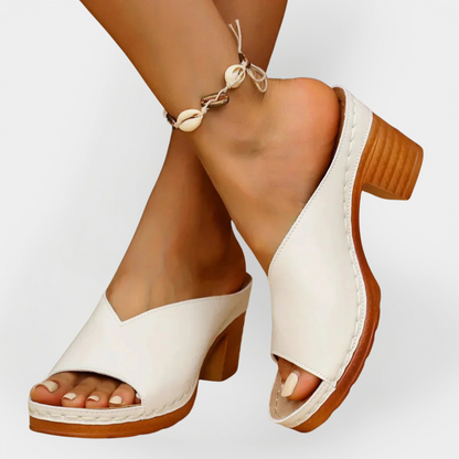 Sandalias Ortopédicas con Tacón Alto