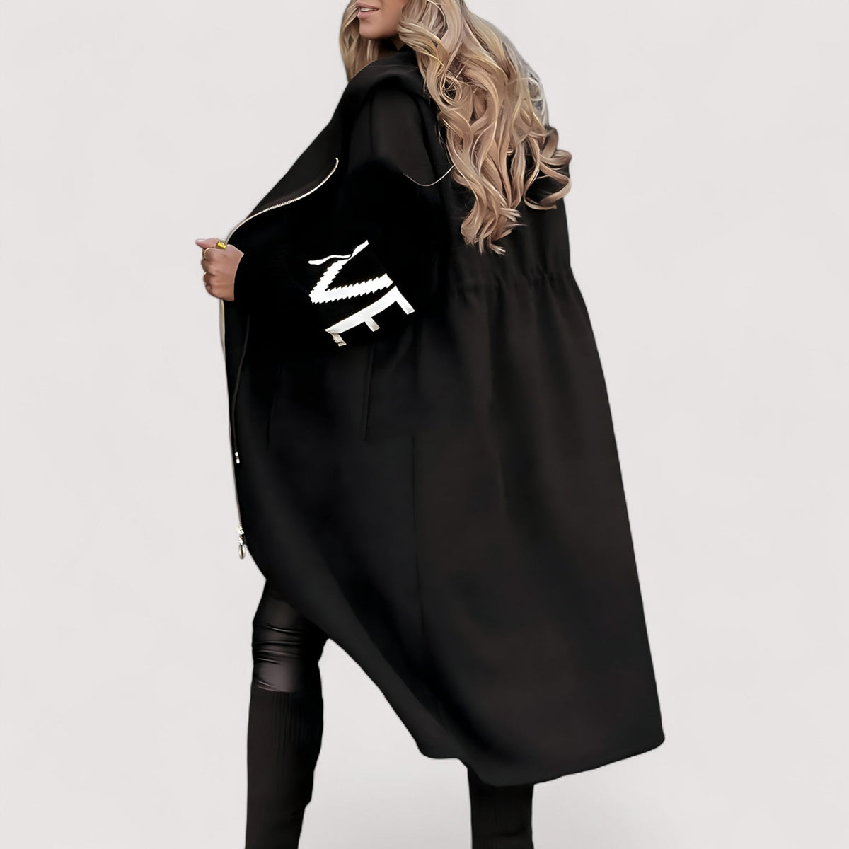 Maris™ | Chaqueta de mujer con mangas de punto y capucha