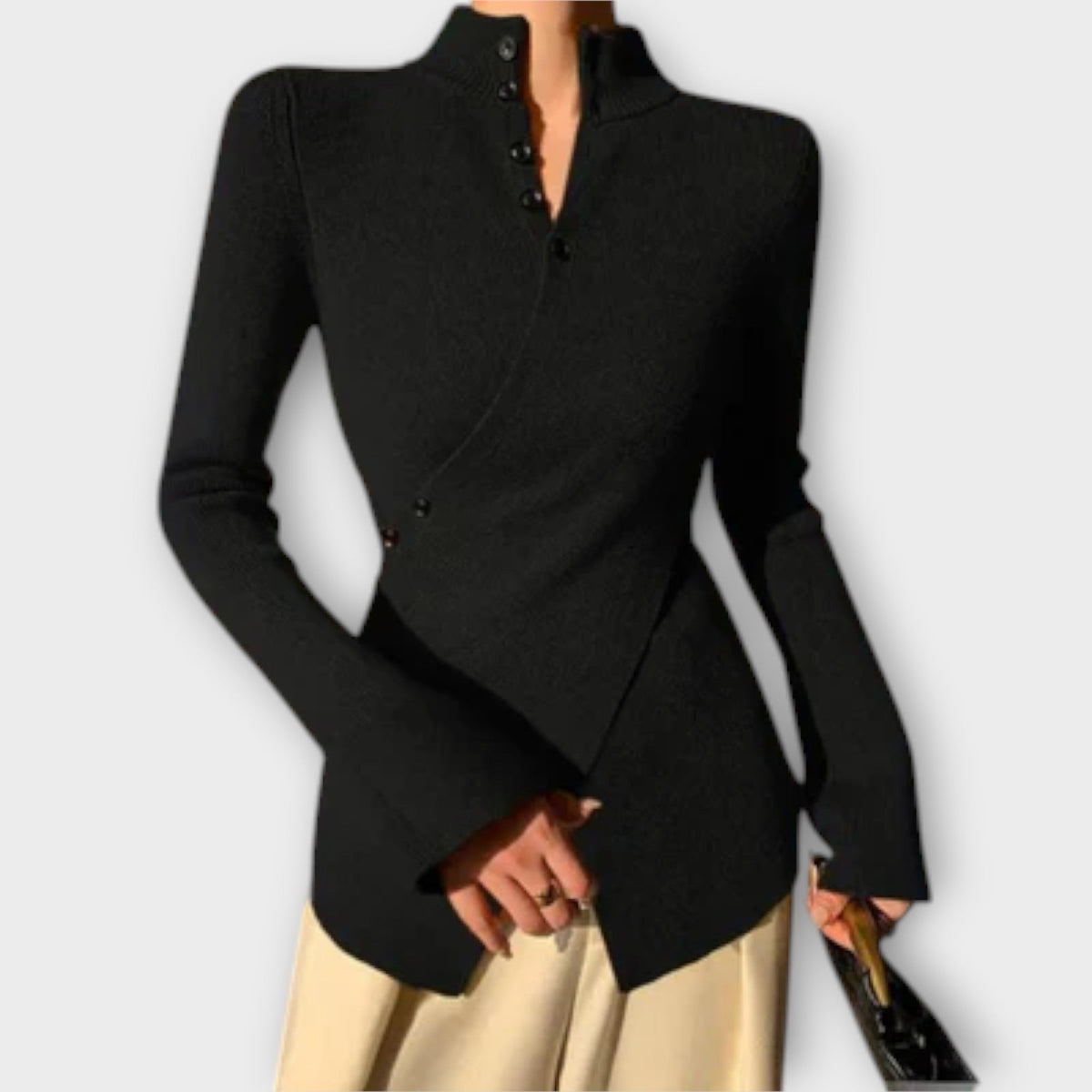 Michiko – Pullover elegante en jersey de algodón