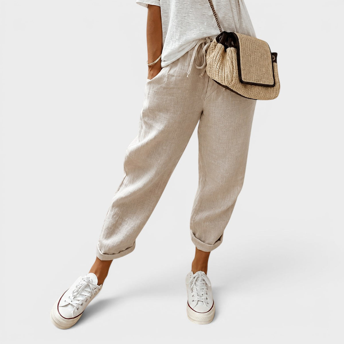 Pantalones Fluidos Cómodos y Elegantes