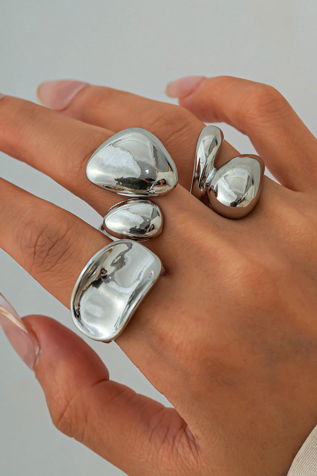 Anillos de Metal Irregulares