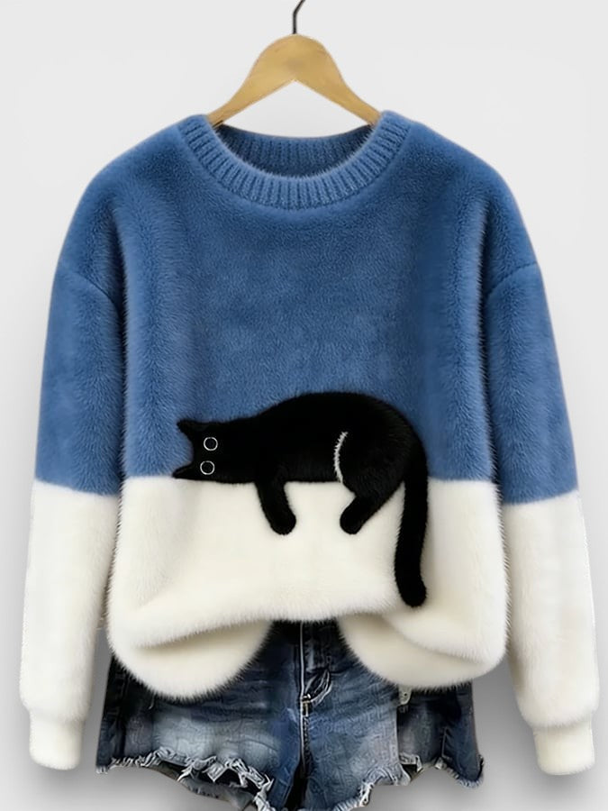 Verónica™ | Sudadera con Gráfico de Gato