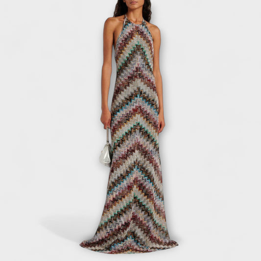 Reese - Vestidos de punto Jodie con motivo a zigzag