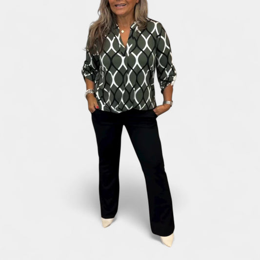 Petra – Blusa con motivo gráfico