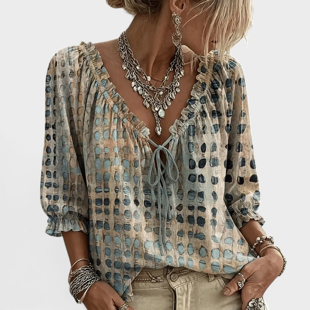 Beatrice | Blusa de Encaje con Escote en V