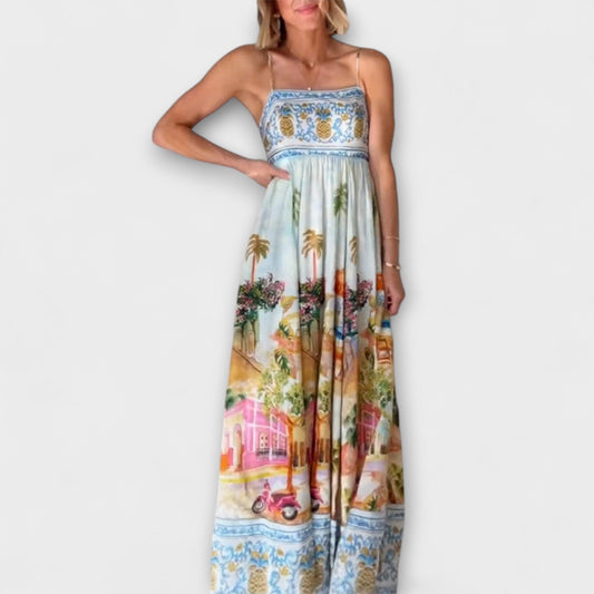 Lumen - Vestido Maxi Multicolor Aracati