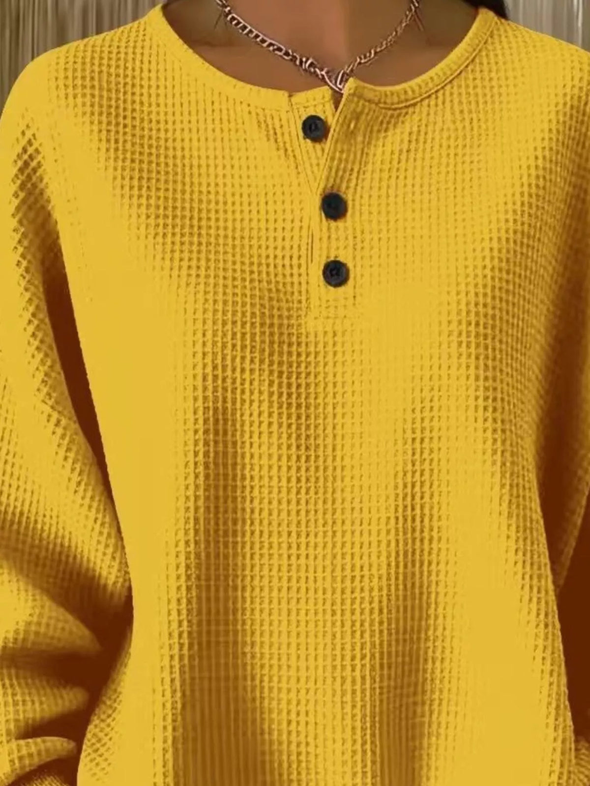 Adelina™ | Top de Tejido Waffle
