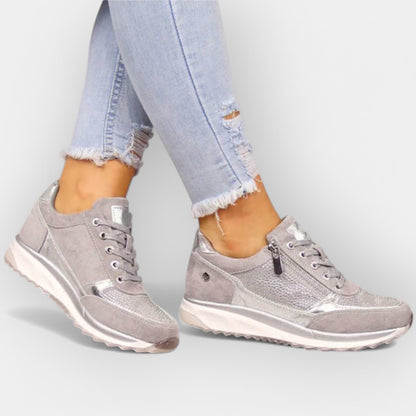 Zapatos anatómicos con cremallera