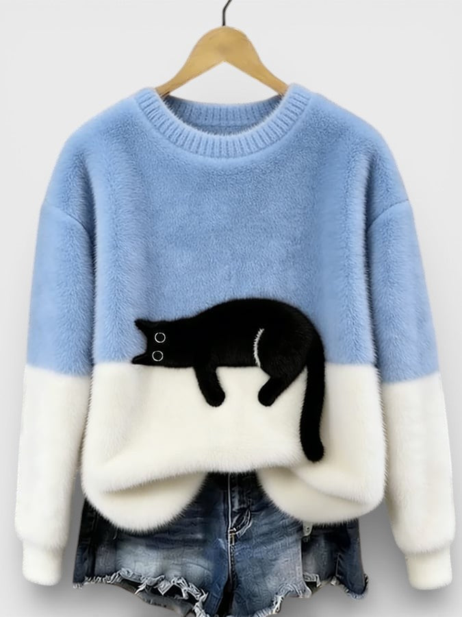 Verónica™ | Sudadera con Gráfico de Gato