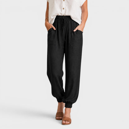 Kaeli – Pantalones Elegantes con Cintura Ajustable