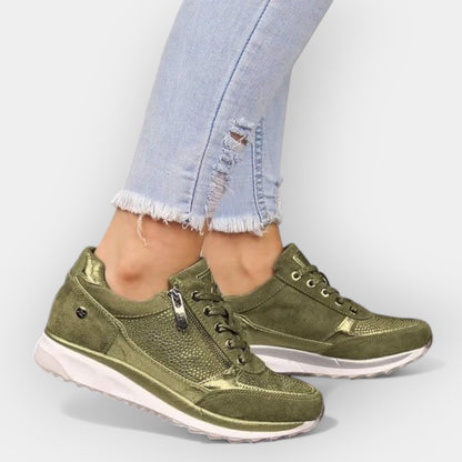 Zapatos anatómicos con cremallera