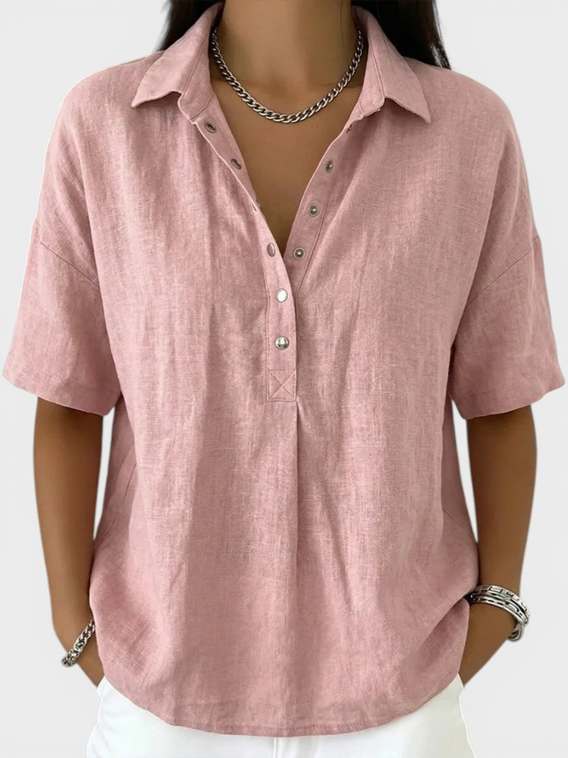 Tatjana | Blusa con cuello elegante