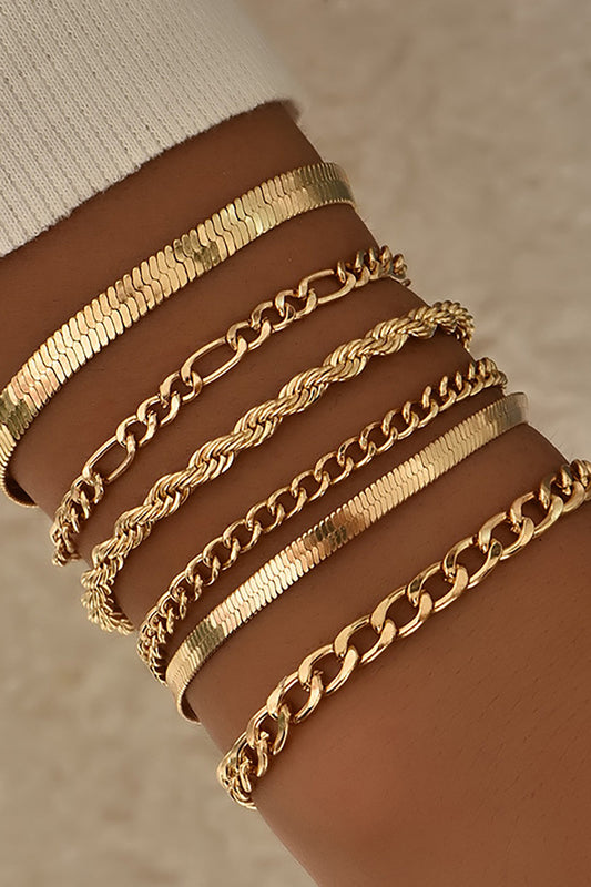 Conjunto de 6 Pulseras Cubanas