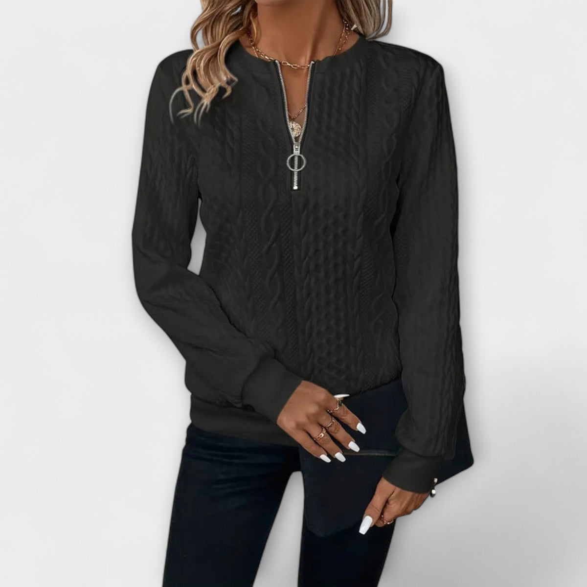 Emilia™ | Suéter Trenzado