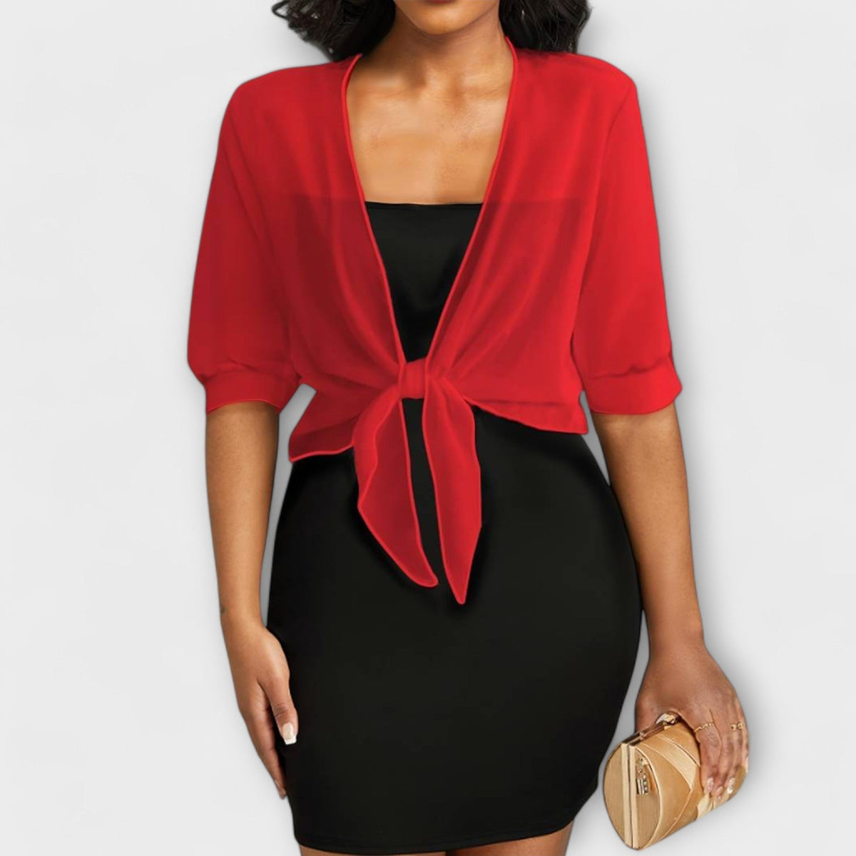 Olivia - Blusa con escote abierto